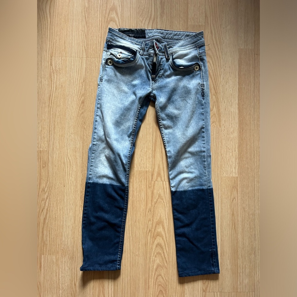 High use jeans by Claire Campbell